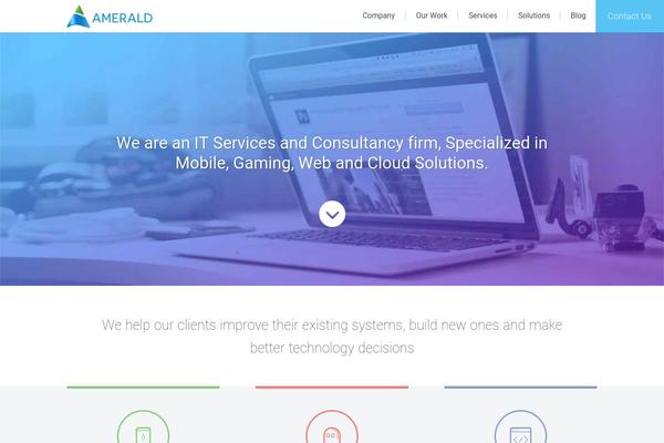 amerald.com site used Ameraldtheme