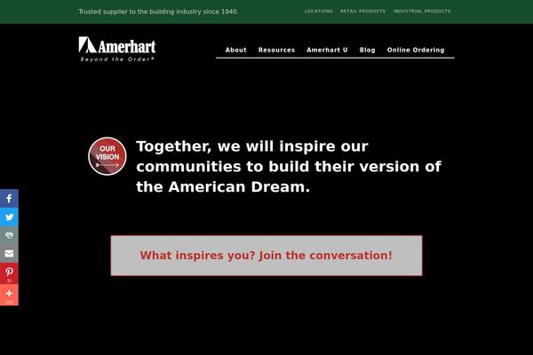 amerhart.com site used Amerhart