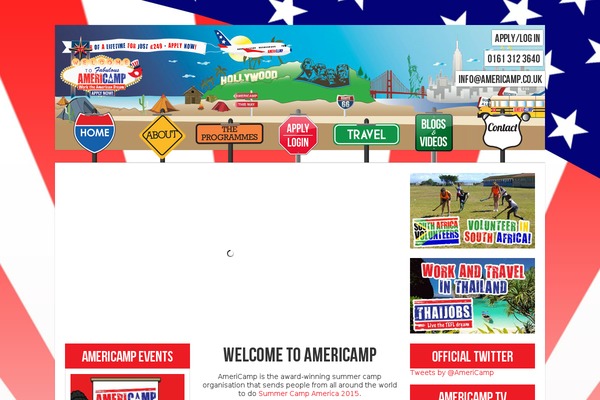 americam2015 theme websites examples