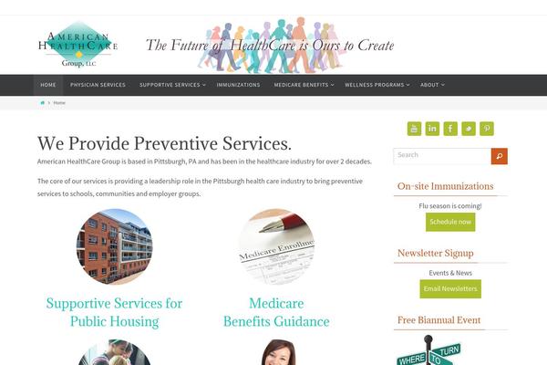 Nirvana theme site design template sample