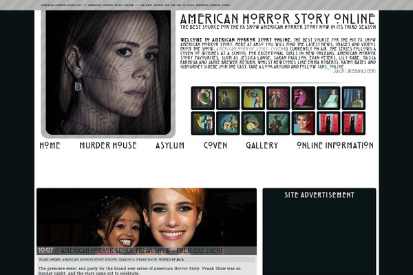american-horror-story.com site used Coven
