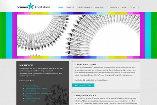 WordPress website example screenshot