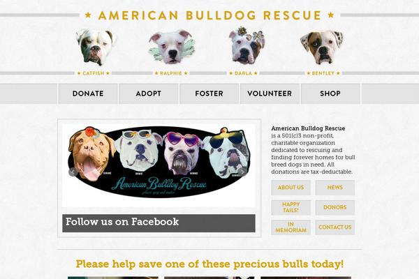 americanbulldogrescue.org site used Americanbulldogrescue