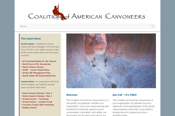 americancanyoneers.org site used Avada