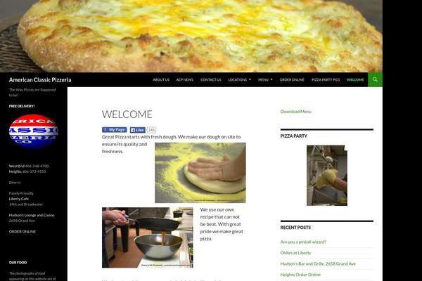 WordPress website example screenshot