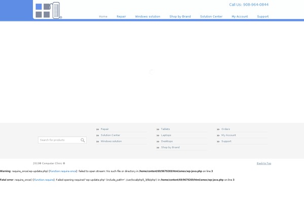 WordPress website example screenshot