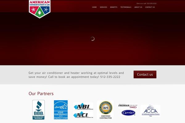 inFocus theme site design template sample