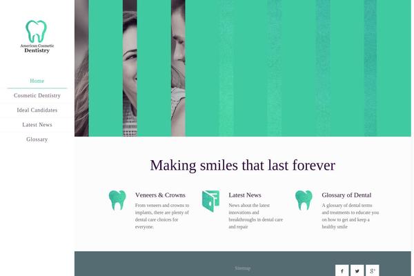 Site using Sitemap plugin