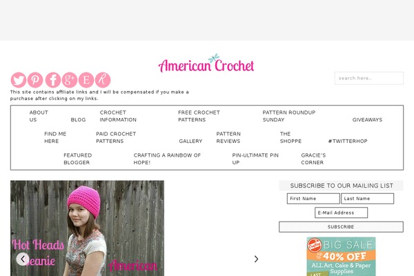americancrochet.com site used Refined-pro