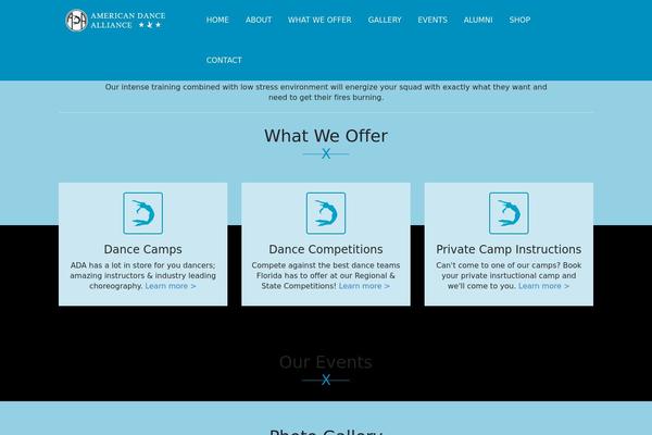 Rockon theme site design template sample
