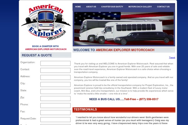 americanexplorermotorcoach.com site used Adventure-amex20