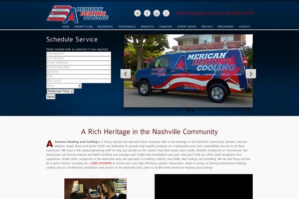 americanheatingandcooling.com site used Heating
