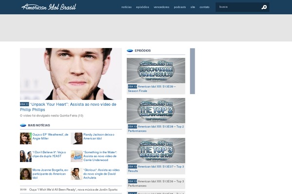 americanidol.com.br site used Aibr20