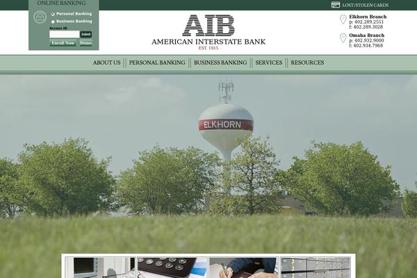 americaninterstatebank.com site used Aib