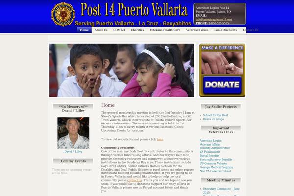 americanlegion14.org site used Charity-wp20