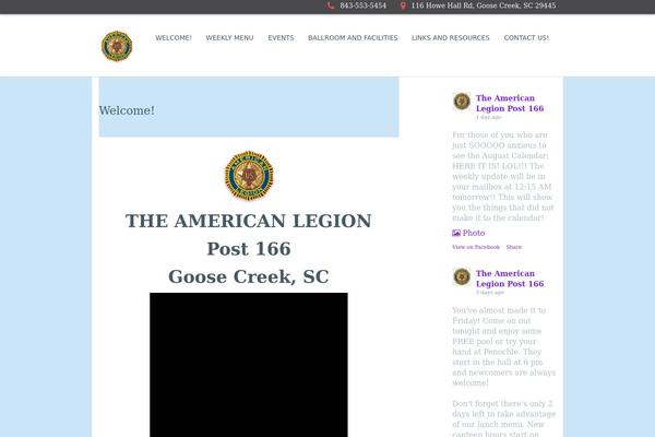 americanlegionpost166sc.com site used Discoverypro-2.1.1