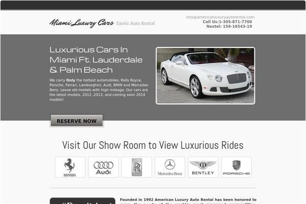 americanluxuryautorent.com site used Americanluxury