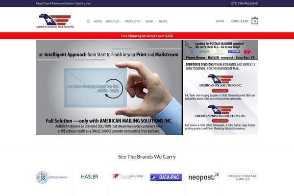 Flatsome theme site design template sample
