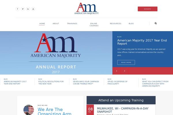 americanmajority.org site used Americanmajority