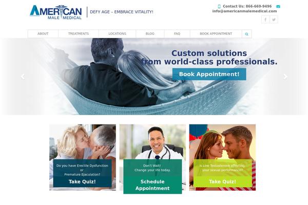 Amm theme site design template sample