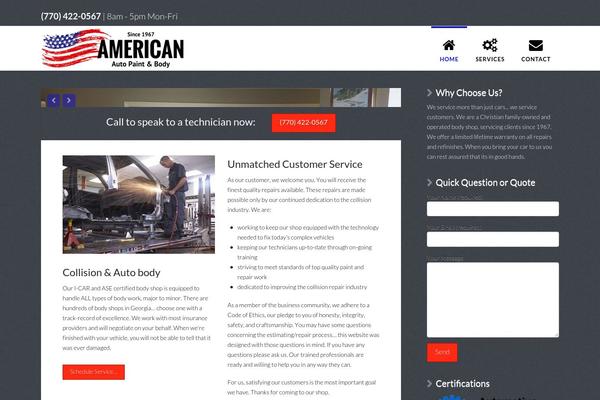 X Child theme site design template sample