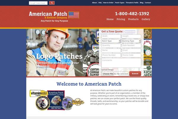 americanpatch.com site used Ampatch