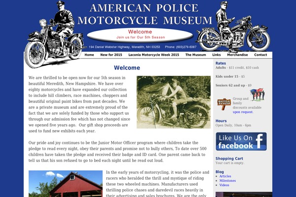 americanpolicemotorcyclemuseum.com site used Apmm