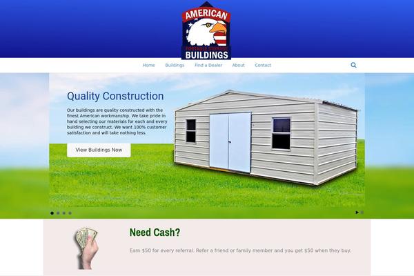 americanportablebuildings.com site used Shedmarketer-custom-theme