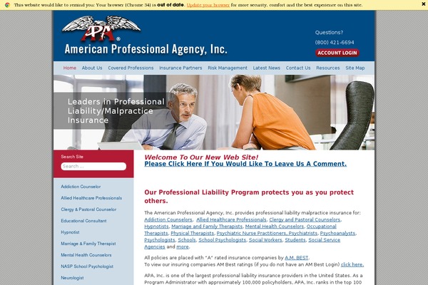 americanprofessional.com site used Apa2020