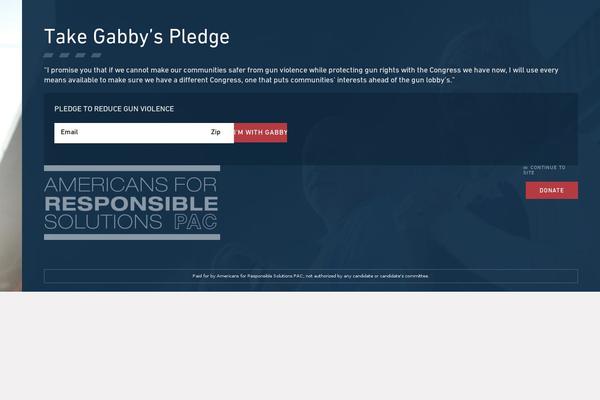 americansforresponsiblesolutions.org site used Giffords-2020
