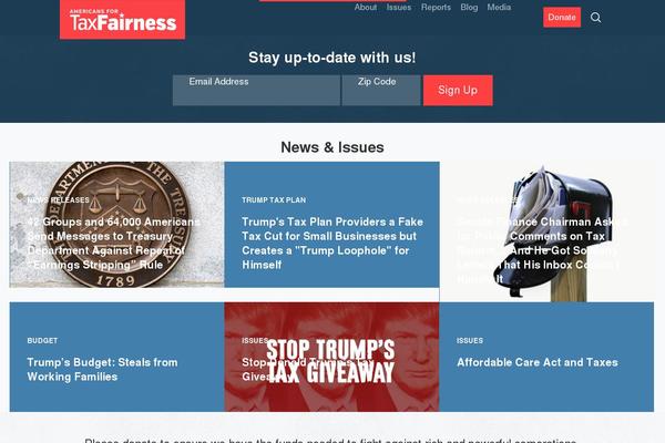 americansfortaxfairness.org site used Americansfortaxfairness