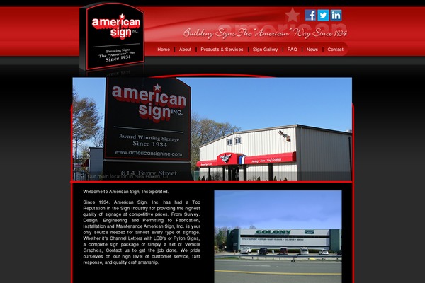 americansigninc.com site used American-sign