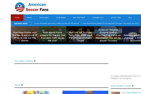 americansoccerfans.com site used Worldwide V1 01