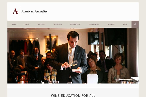 Vantage theme site design template sample
