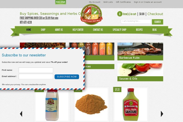 spice theme websites examples