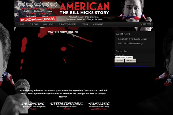 americanthemovie.com site used Pyrmont V2
