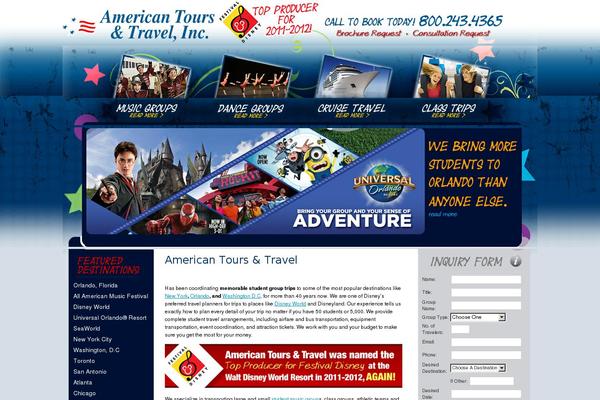 americantoursandtravel.com site used Amtt