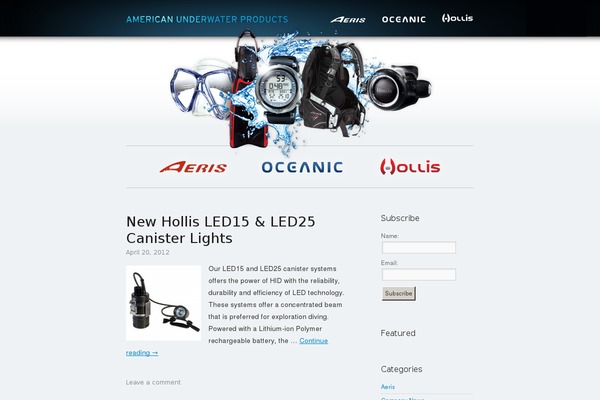americanunderwaterproducts.com site used Aup