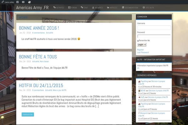 americasarmy.fr site used Playbook