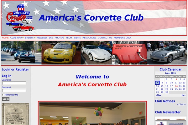 americascorvetteclub.com site used Atahualpa.3.7.10