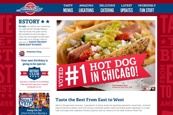 WordPress website example screenshot