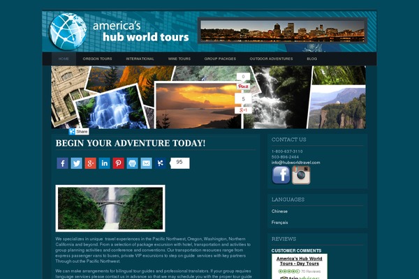 WordPress website example screenshot