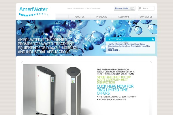 ameriwater.com site used Twentyelevennew