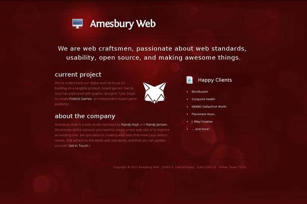 amesburyweb.com site used Amesburyweb-cultivatr