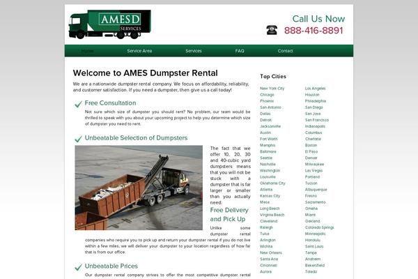amesdump theme websites examples