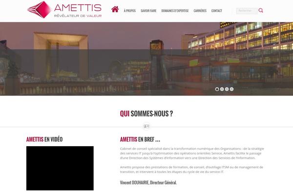 amettis.fr site used Amettis
