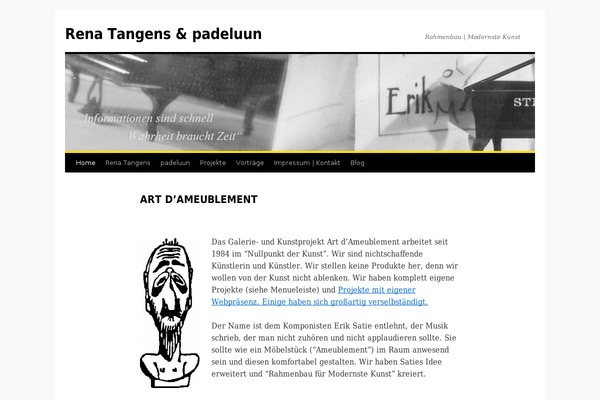 Twenty Ten theme site design template sample