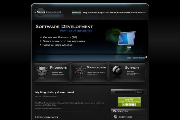 Site using Amewsbugtracker plugin