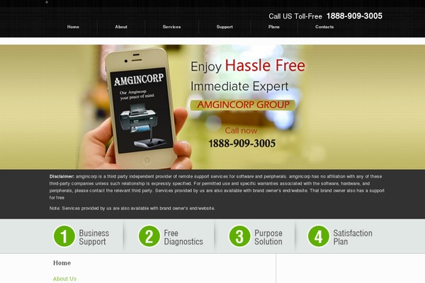 WordPress website example screenshot