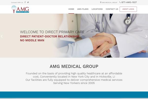 Amg theme site design template sample